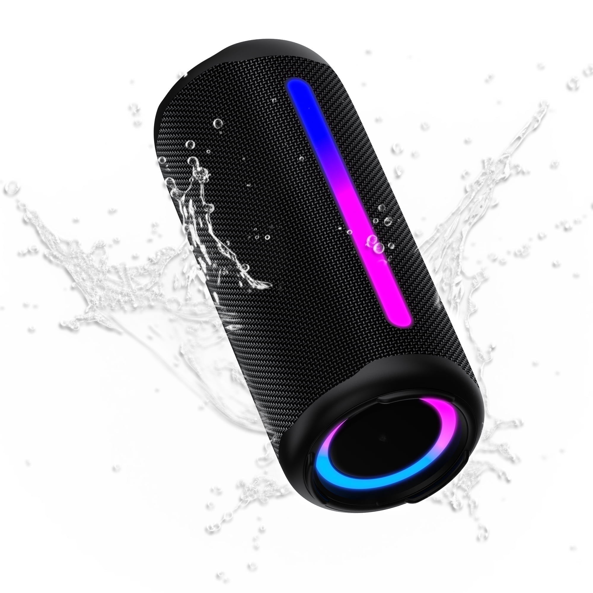 ZASTEVEOLGA, IPX7 Bluetooth Portable Speaker, 30W, Black - Walmart.com