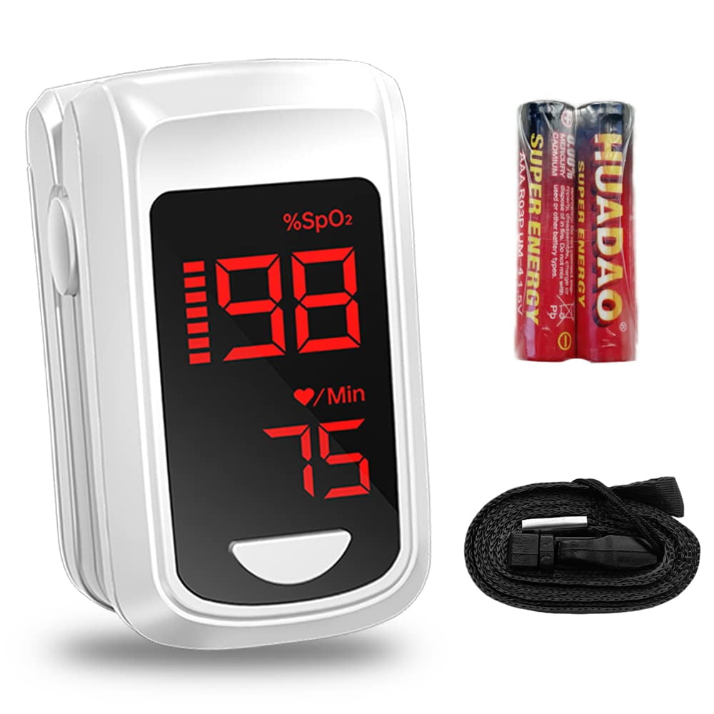 Bluetooth Pulse Oximeter Fingertip-HOLFENRY Oximeter Blood Oxygen Saturation Monitor spo2 Pulse Oximeter Finger, For Heart Rate Sat% Oxygen Saturation PI