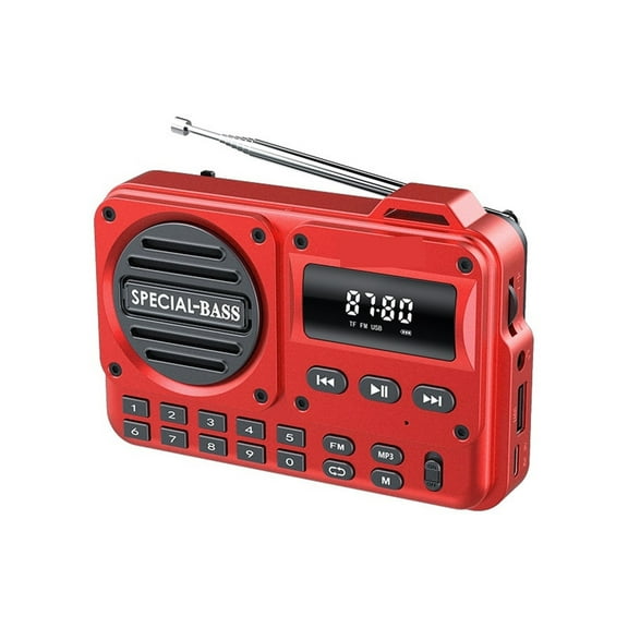 Bluetooth Radio, Full-Band Multi-Function Portable Radio with Automatic Tuning, TF Card Slot, and All-Channel Support, for Home and Outdoor Use ,Listen Anytime, Anywhere