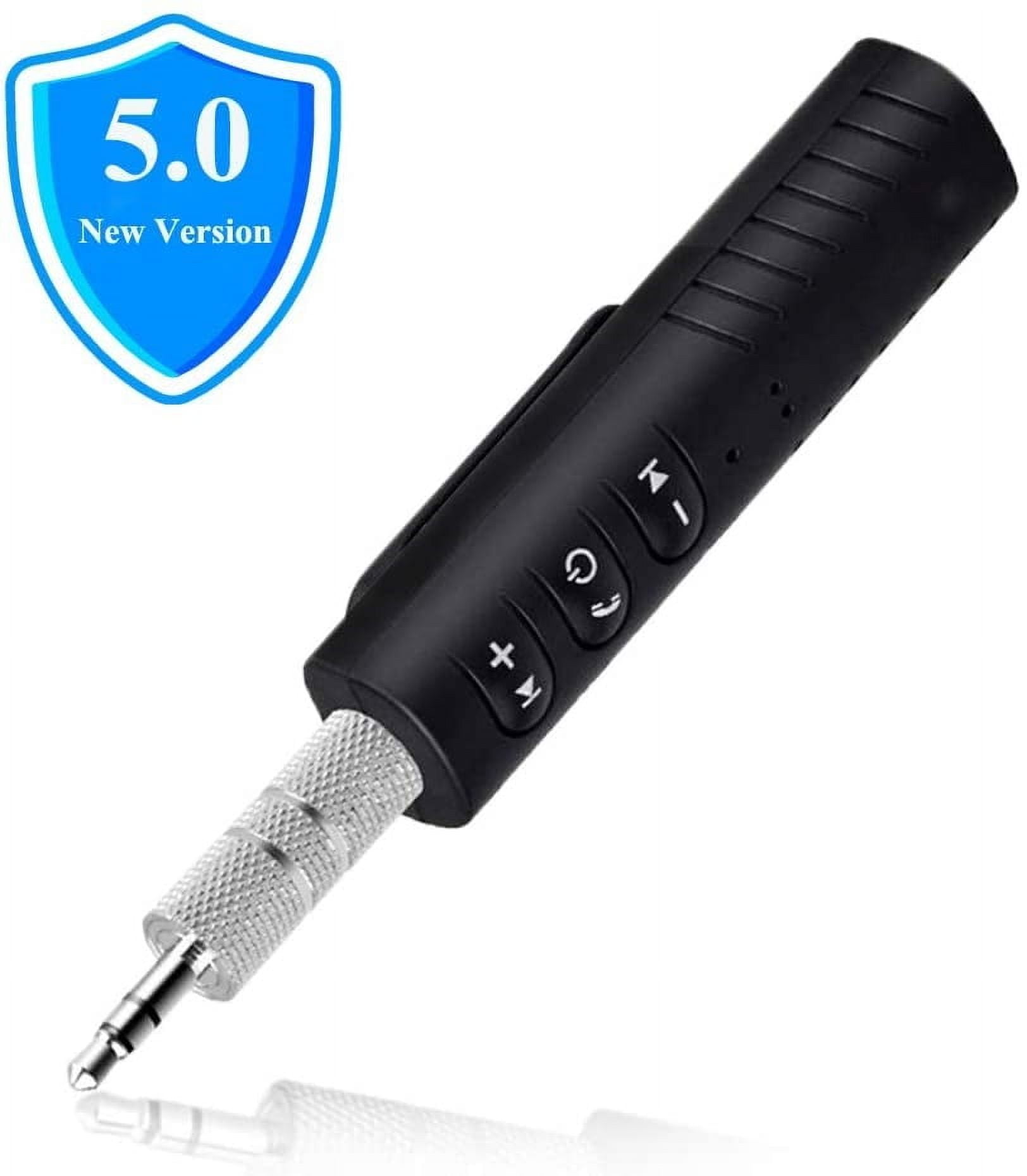 Bluetooth Receiver UGTPD Mini Bluetooth 3.5mm AUX Adapter Hands Free Car Kits Portable Wireless Bluetooth 4.2 Audio Receiver for Speakers