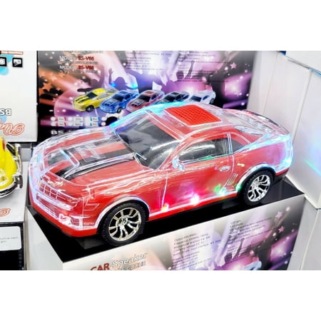 Bluetooth Rechargeable Speaker Car with FM Radio and USB Support