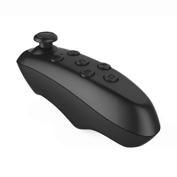 Bluetooth Remote Control Mini Wireless Game Controller Mouse Compatible with iOS Android VR BOX - Black