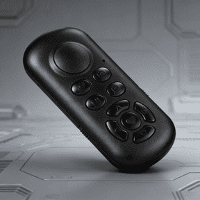 Bluetooth Remote Control for Phones, Hands-Free Shutter & Media Controller - No App Needed, Compatible with iOS/Android, for TikTok/YouTube/Live Stream/Selfies/E-Books (Pocket-Sized)