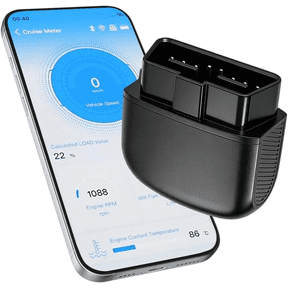 Bluetooth Scanner for iOS & Android - Subscription-Free Engine Code Reader, 2026 Upgraded Engine Diagnostic Tool, Reset Check Engine Light for Temporary & Pending Faults
