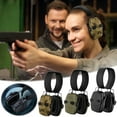 thumbnail image 1 of Bluetooth Shooting Earmuffs with Active Noise Cancellation & Sound Amplification - Wireless Hearing Protection for Hunting, Range, Construction - Adjustable, Foldable, Comfortable Design, 1 of 2