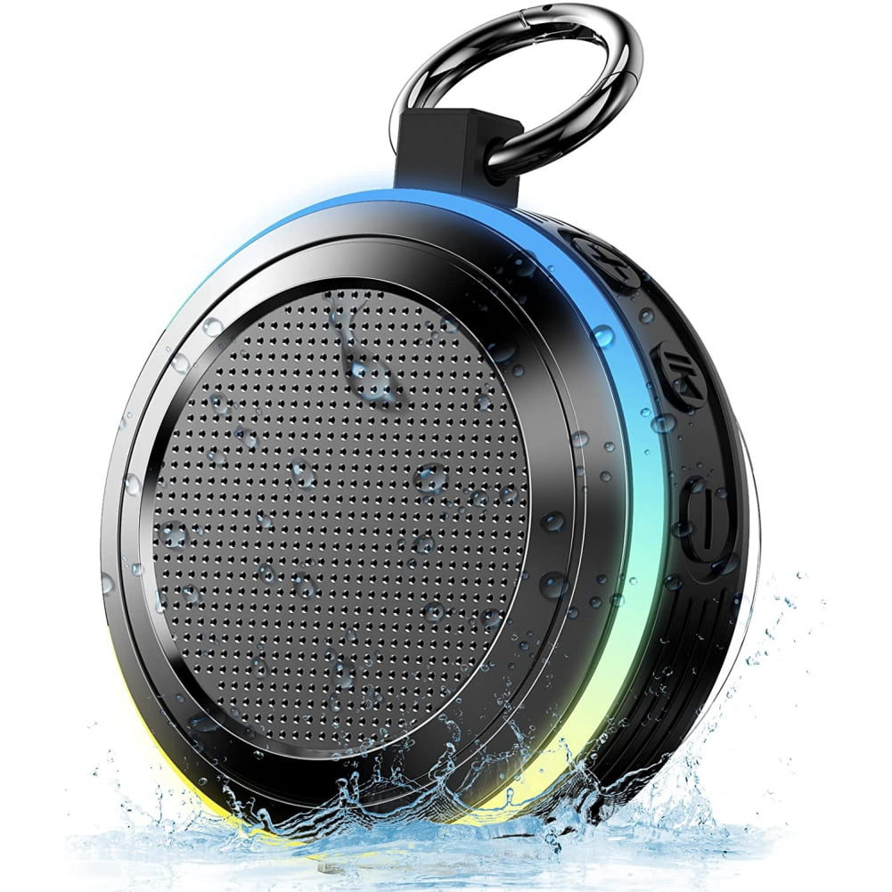 Bluetooth Shower Speaker, Portable Speaker with Subwoofer, IPX7 ...