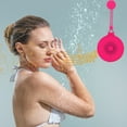 thumbnail image 1 of Bluetooth Shower Speaker, Usupdd Handsfree Speakerphone with Built-in Mic Strong Suction Cup, IP64 Waterproof Portable Speaker for Shower Bathroom Kitchen with Bluetooth 5.0, Pink, 1 of 7