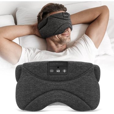 Bluetooth Sleep Mask With Headphones 24 White Noise Ice-Feeling Extra Soft Modal Lining Blackout Sleep Eye Mask Ultra-Thin Sleep Headphones