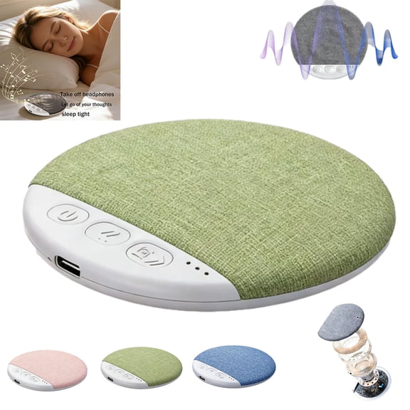Bluetooth Sleep Pillow Speaker, Ultra-Thin Bluetooth Under Pillow Speaker, with Stereo Bass White Noise, Volume Control Auto-Off Function, Private Sleep Aid for Adult Kids