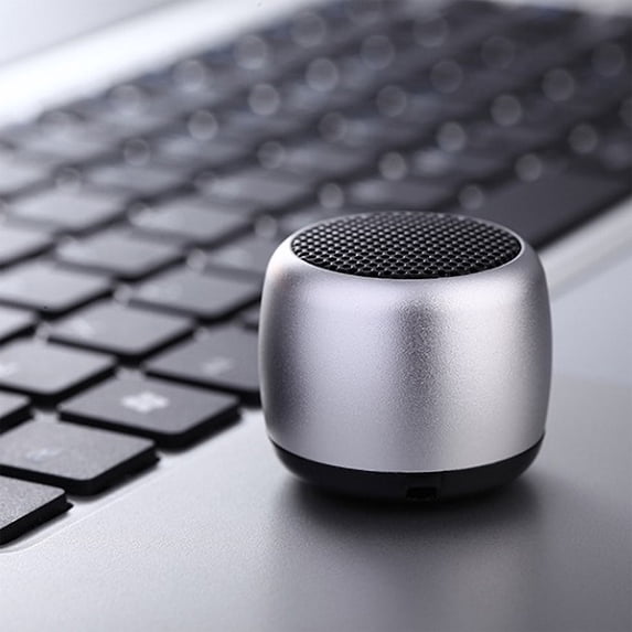 Bluetooth Small Speaker, High Volume Mini Portable Wireless Audio, 360° Surround Sound, HiFi Stereo, Bluetooth 5.0, 220mAh Battery, Remote Control Photography, for Outdoor & Travel