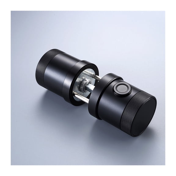 Bluetooth Smart Fingerprint Deadbolt Lock Keyless Round Knob Digital Electric with Key/Code Unlock