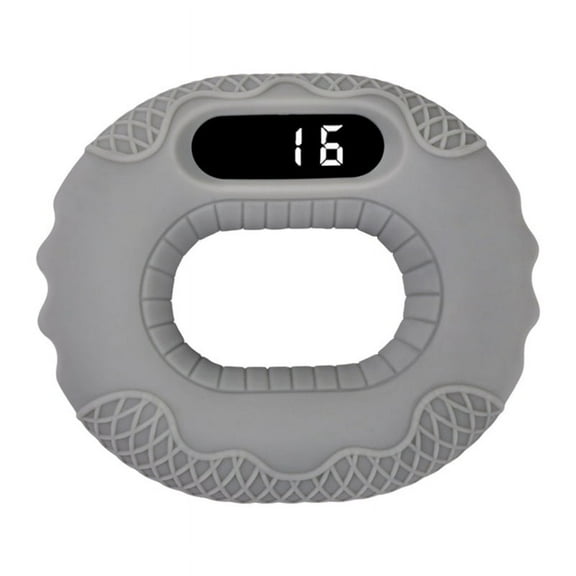 Bluetooth Smart Hand Gripper Exercise Wrist Reduce Pressure Sports Goods Support Phone for Home Office Gym Grey