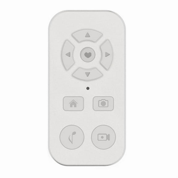 Bluetooth Smart Remote for Mobile Phone Universal Remote Control Selfie Stick Bluetooth Camera Controller White