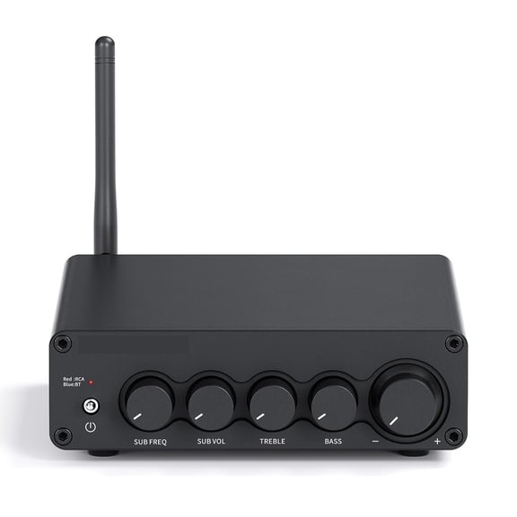 Bluetooth Sound Power Amplifier 2.1 Channel Amp Reciver For Speaker Subwoofer 165Wx2 +350W BT30D PRO