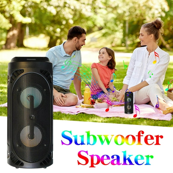 Bluetooth Sound System, Home Singing, Outdoor Dancing, High Volume Subwoofer Speaker With Microphone