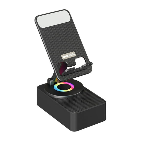 Bluetooth Speaker 2023 New Stand Audio 2-in-1 Rotating Foldable Lazy Live Desktop Tablet Stand Multifunctional Outdoor Speakers