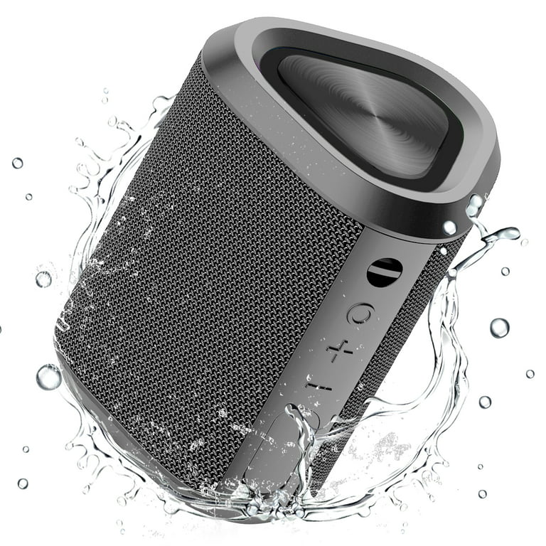 Bluetooth Speaker, 24H Playtime Portable Wireless Bluetooth 5.0 Speaker  with Stereo Bass, up to 100 ft Bluetooth Range, IPX7 Waterproof Mini  Bluetooth