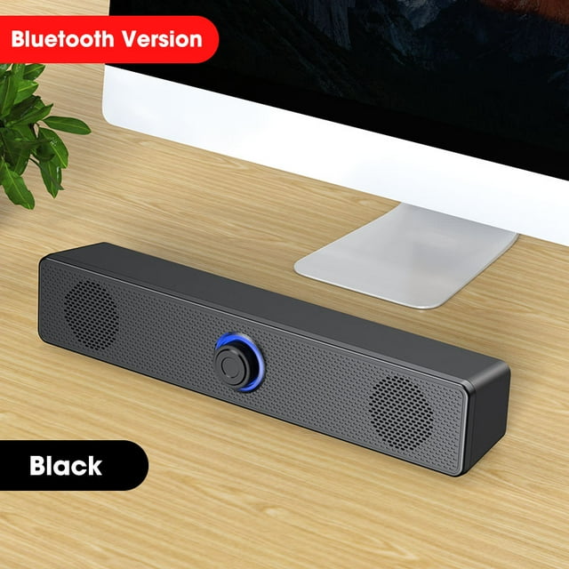 Bluetooth Speaker 4D Surround Soundbar Computer Speakers Wired Stereo