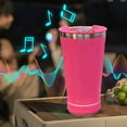 thumbnail image 1 of Bluetooth Speaker under $5! Cagogo Bluetooth Speaker 16OZ Tumbler Stainless Steel Cup, Insulated Speaker Beer Mug, Portable Party Audio System, Outdoor Entertainment Drinkware, 1 of 7