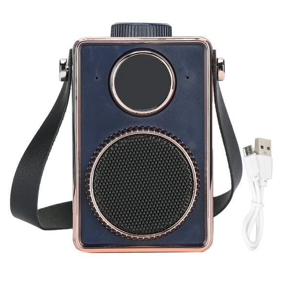 Bluetooth Speaker ABS Mini Retro OldFashioned Wireless Portable Bluetooth Speaker(Blue )