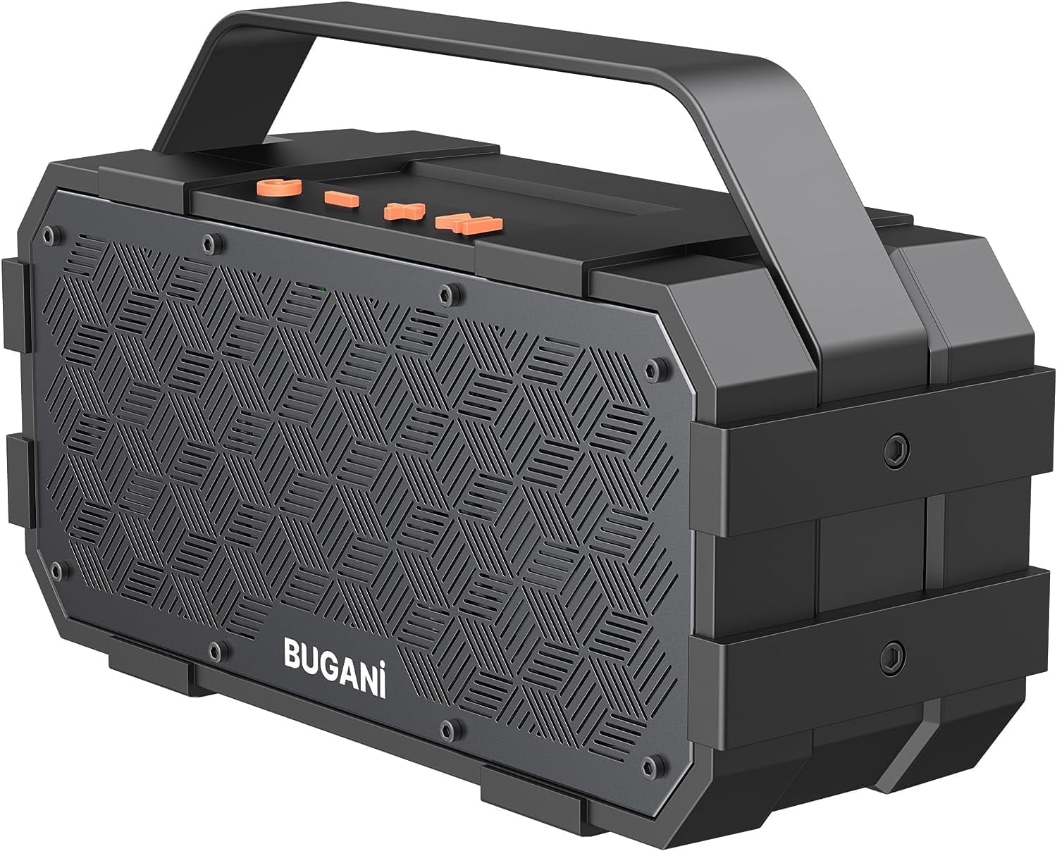Bluetooth Speaker, BUGANI Live Wireless Portable Bluetooth Speaker,Bluetooth 5.2, 40W Super Power, 24H Playtime, IPX6 Waterproof, Suitable for Outdoor Travel, Camping,Party