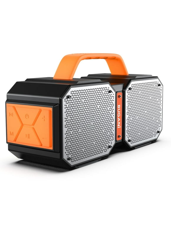 Bluetooth Speaker, BUGANI M83 IPX6 Waterproof Portable Large Bluetooth Speaker,Bluetooth 5.2,50W Big Power, 24H Playtime,Suitable for Family Gatherings and Outdoor Bluetooth Speakers