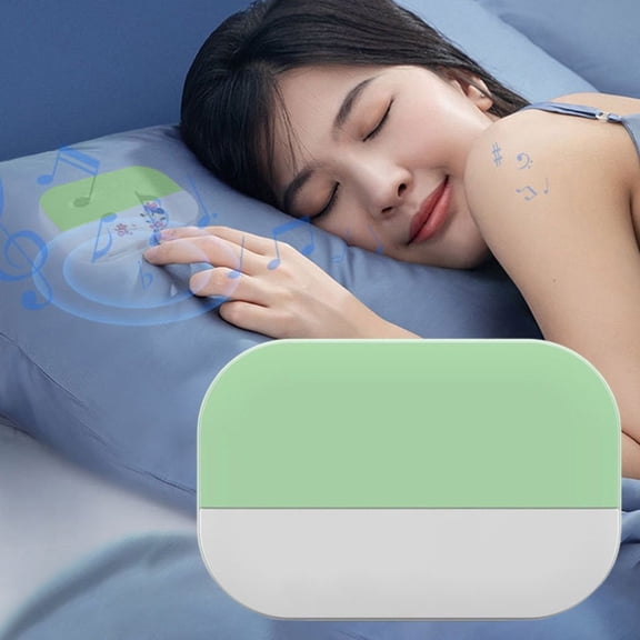 Bluetooth Speaker Bluetooth 5.2 Bone Conduction Sleep Speaker Pillow With 20 Hour Playtime 360 Stereo Portable Personal Bed Speaker (3.5*2.3 In) Green