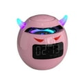 thumbnail image 1 of Bluetooth Speaker Desktop Mini Subwoofer 360° Panoramic Sound 18hr Battery Dual Alarm Clock 5.1 TWS Pairing Noise Reduction Mic for Bedside Table Home Office Portable, 1 of 2