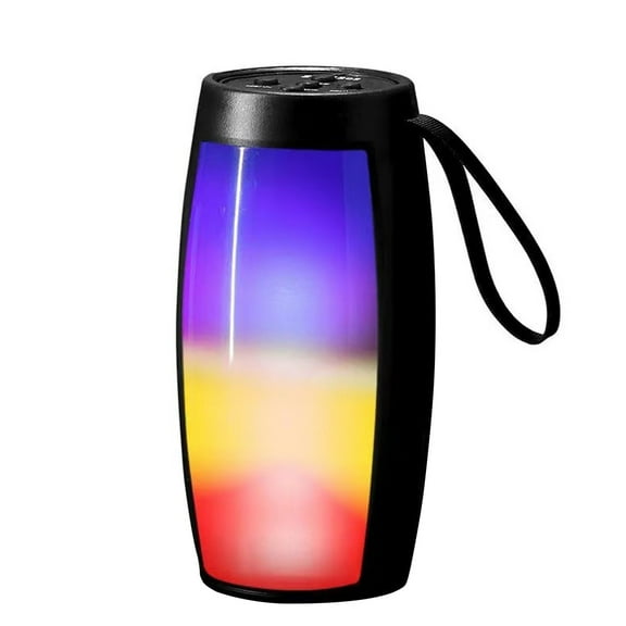 Bluetooth Speaker, Desktop Speakers, RGB Colorful Luminous Bluetooth Small Speaker Portable Plug-in Card Blue Bud Mini Gift Stereo