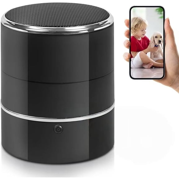 Bluetooth Speaker Dome Camera with 240 Ultra-Wide Angle Lens, WiFi Live Viewing, Motion Detection for Home Office Security(2.4/5G)