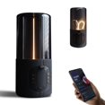 Bluetooth Speaker Lamp with Adjustable Light 3.35 x 3.35 x 7.48 Inches ...