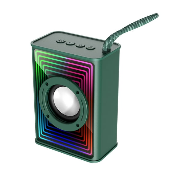Bluetooth Speaker Mini Outdoor Portable Waterproof Wireless Bluetooth Loud Speaker with Multi-RGB Color Light Perfect Mini Speaker for Room,Car,Outdoor Gifts for Teens