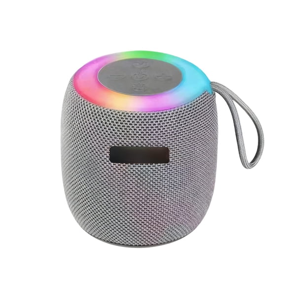 Bluetooth Speaker with Mini Subwoofer - Portable HiFi Sound, RGB Lights, 800mAh Battery, Bluetooth 5.0, Supports T Card/USB - Ideal for Home, Outdoor, and Car Use
