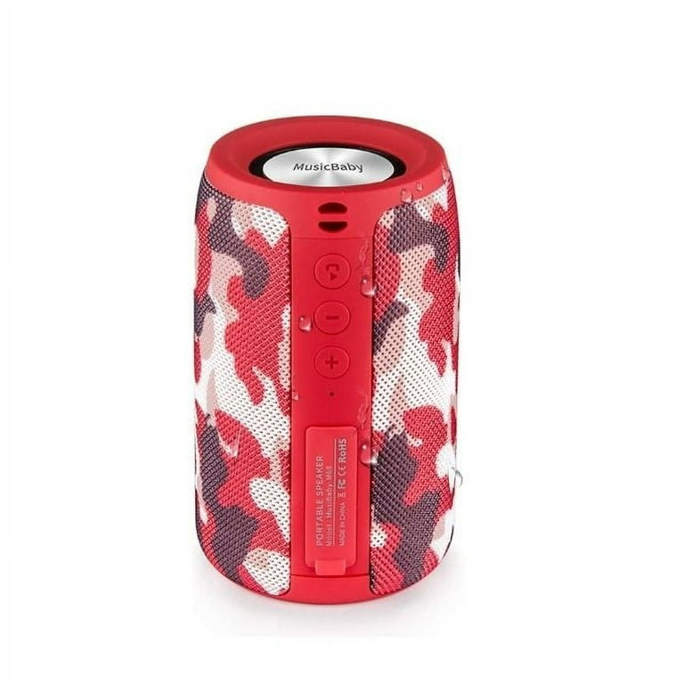  Portable Wireless Bluetooth Speaker for iPhone, Android, iPod  and More - Rechargeable Bluetooth Speaker for Kids & Adults - Mini Speaker  with Party Lights, for Hiking, Camping, Picnic and Boating. : Electronics
