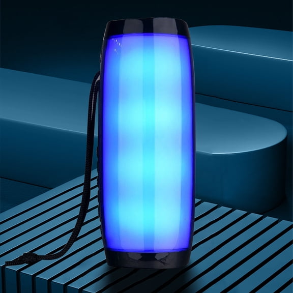 Bluetooth Speaker Night Light LED Color Changing Lamp, Wireless Music Player with Ambient Lighting, Portable Bedside Light for Bedroom Outdoor Party Home Decoration Use
