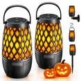 thumbnail image 1 of Bluetooth Speaker, Outdoor Speakers with Lights, Multi-Sync up to 100 Speakers, Halloween Decorations Outdoor, Waterproof Lantern Speaker for Garden/Party/Yard, Gifts for Men Women ( 2 Pack ), 1 of 11