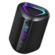 Bluetooth Speaker Portable Speaker 12W Loud Stereo Sound, All Day Playtime,Home/Party/Outdoor/Beach Black