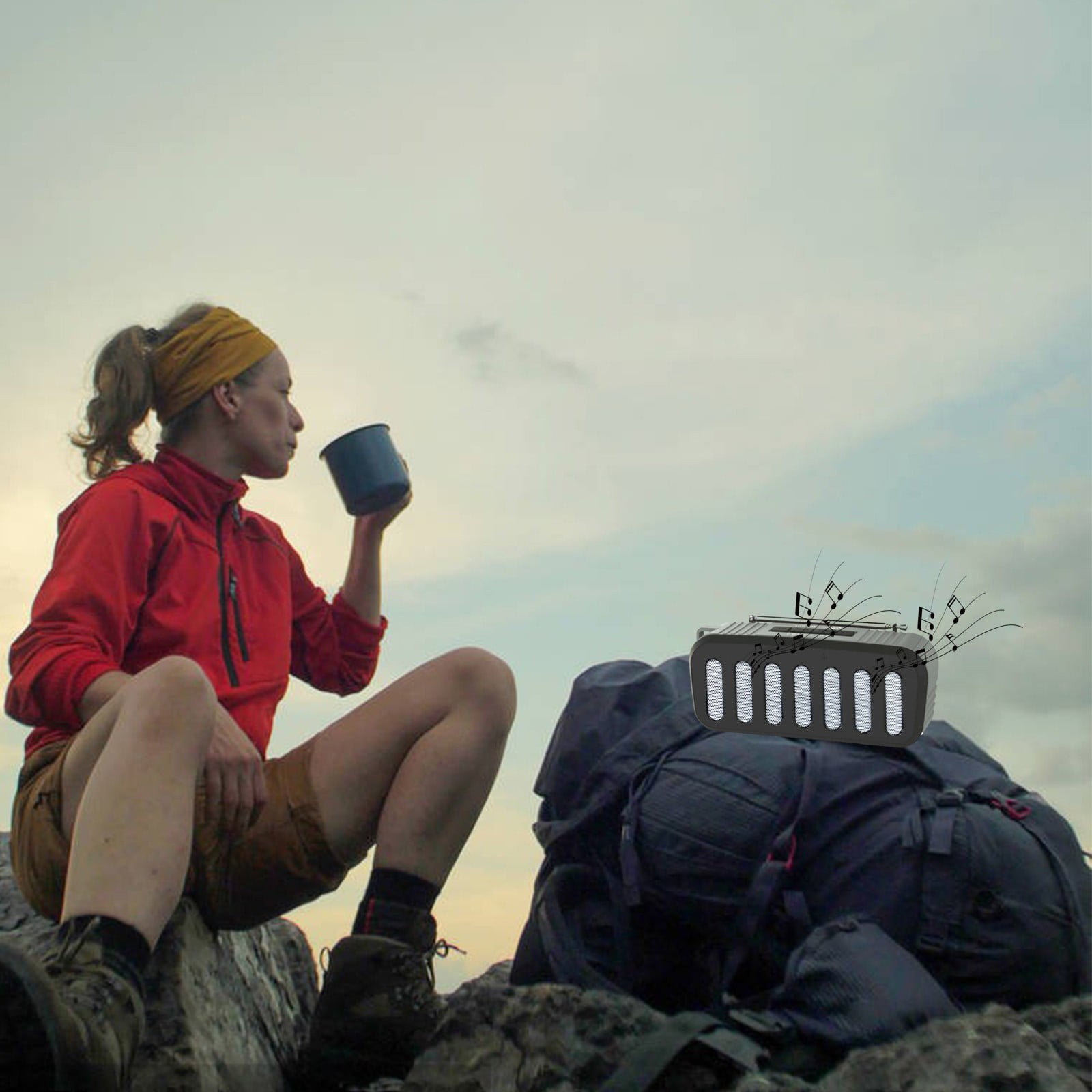 Bluetooth Speaker Radio Wireless Outdoor Sports Portable Small Audio