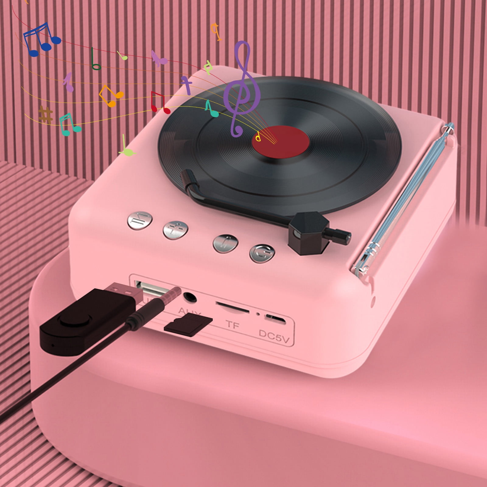 Bluetooth Speaker For Record Player Bluetooth Speaker Record Player Wireless Bluetooth Sound Retro