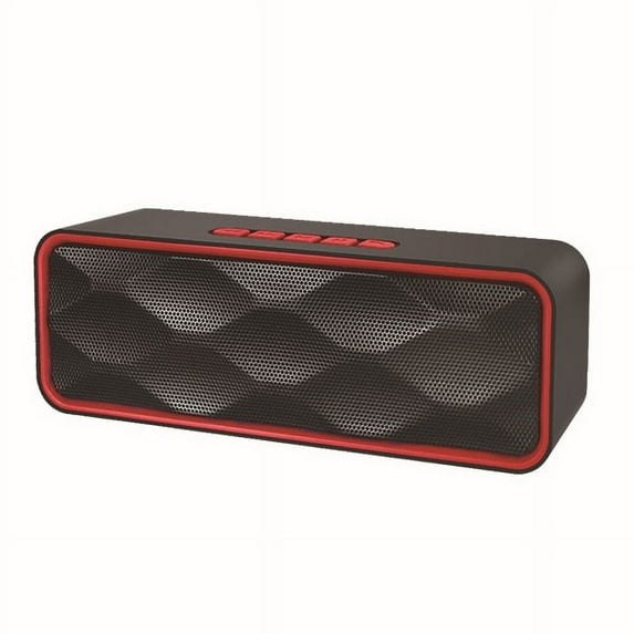 Bluetooth Speaker,Red Bluetooth 5.0 Wireless Portable Speaker with 10 W, Party Speakers 10-Hour Playtime, Speakers for Outdoors, Travel