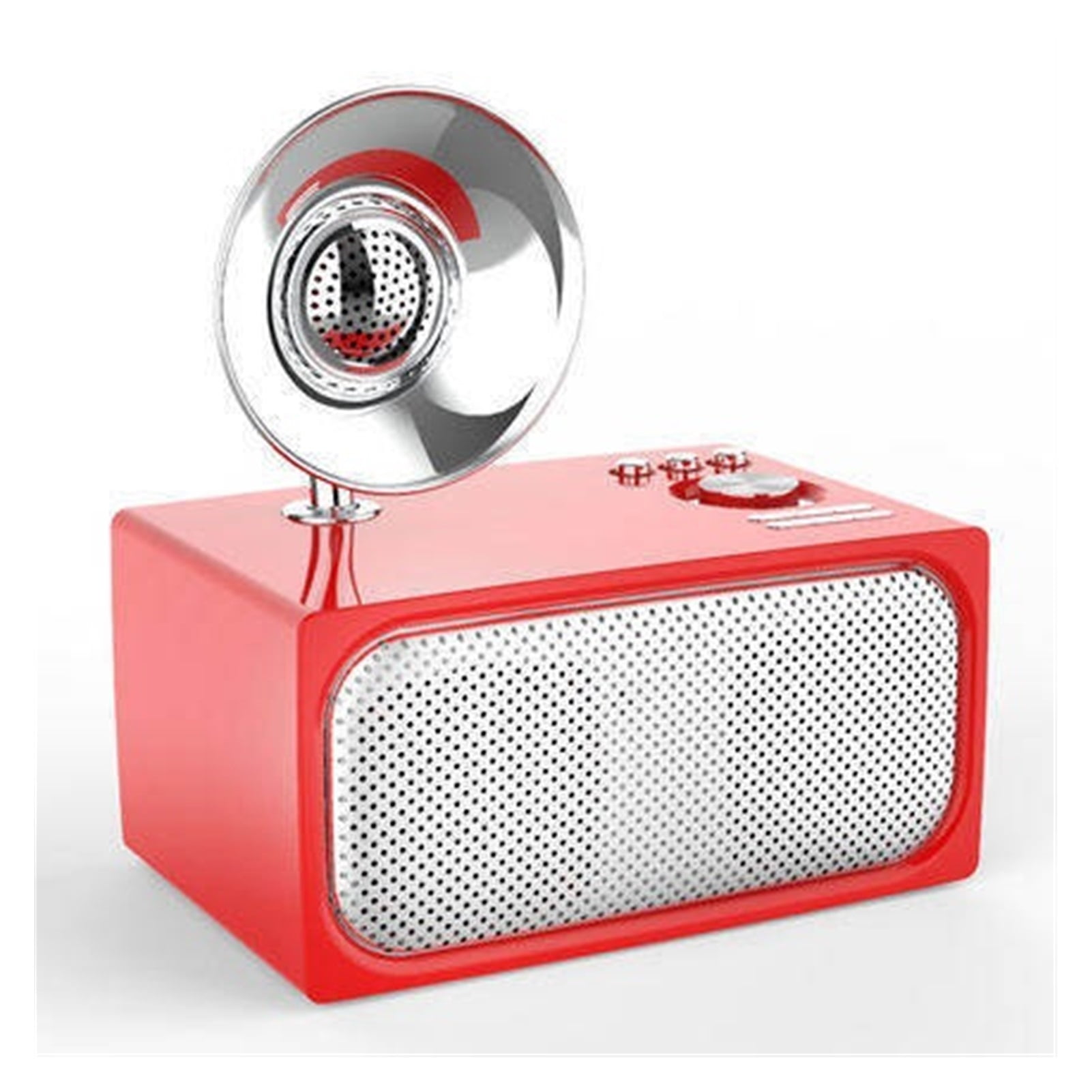 Bluetooth Speaker Retro A-udio Subwoofer Wireless Mini Radio Phone Computer Card A-udio