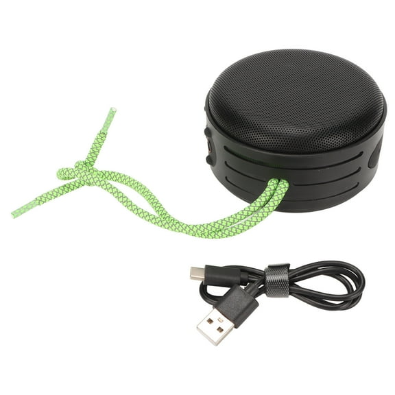 Bluetooth Speaker Stereo IP65 Waterproof Support Memory Card Mini Wireless Speaker with Adjustable RGB Light for Shower