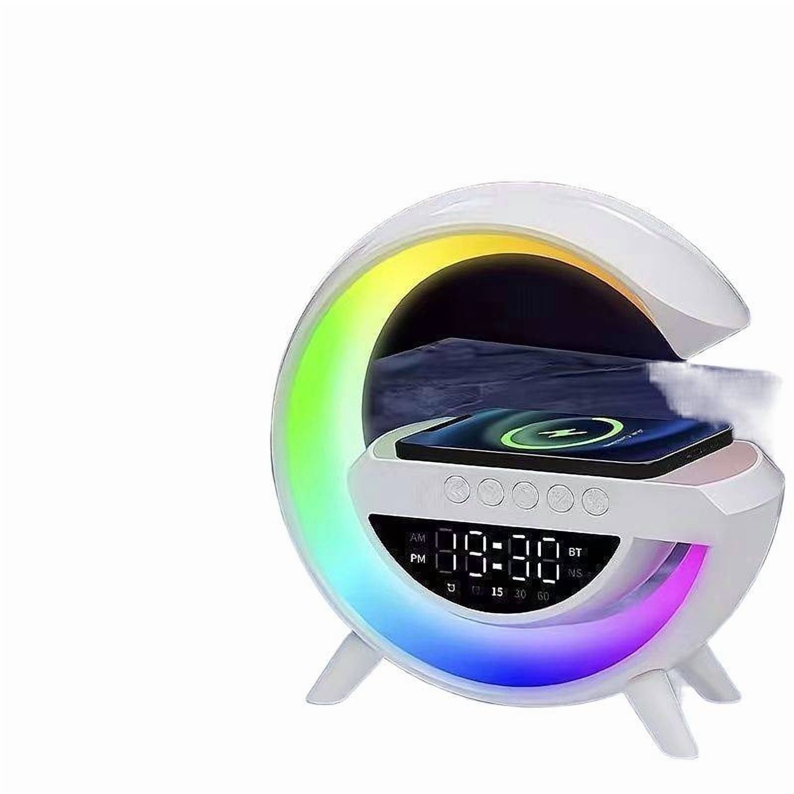 Bluetooth Speaker Wireless Charging Multi-Function Atmosphere Night Light Alarm Clock Birthday Phone Desk Lamp Speaker Moonlight
