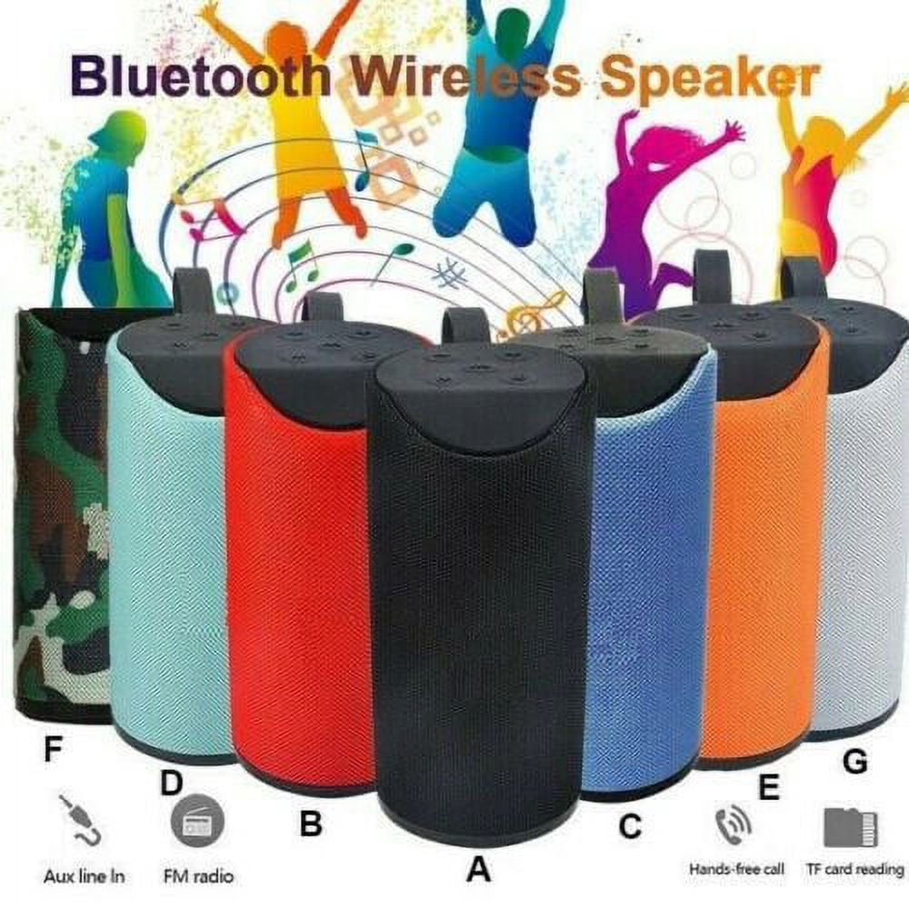 Bluetooth Speaker With Bass Waterproof Bluetooth Speaker – Portable, Loud, With Bass, USB/TF Card & FM Radio Portable Bluetooth Speaker
