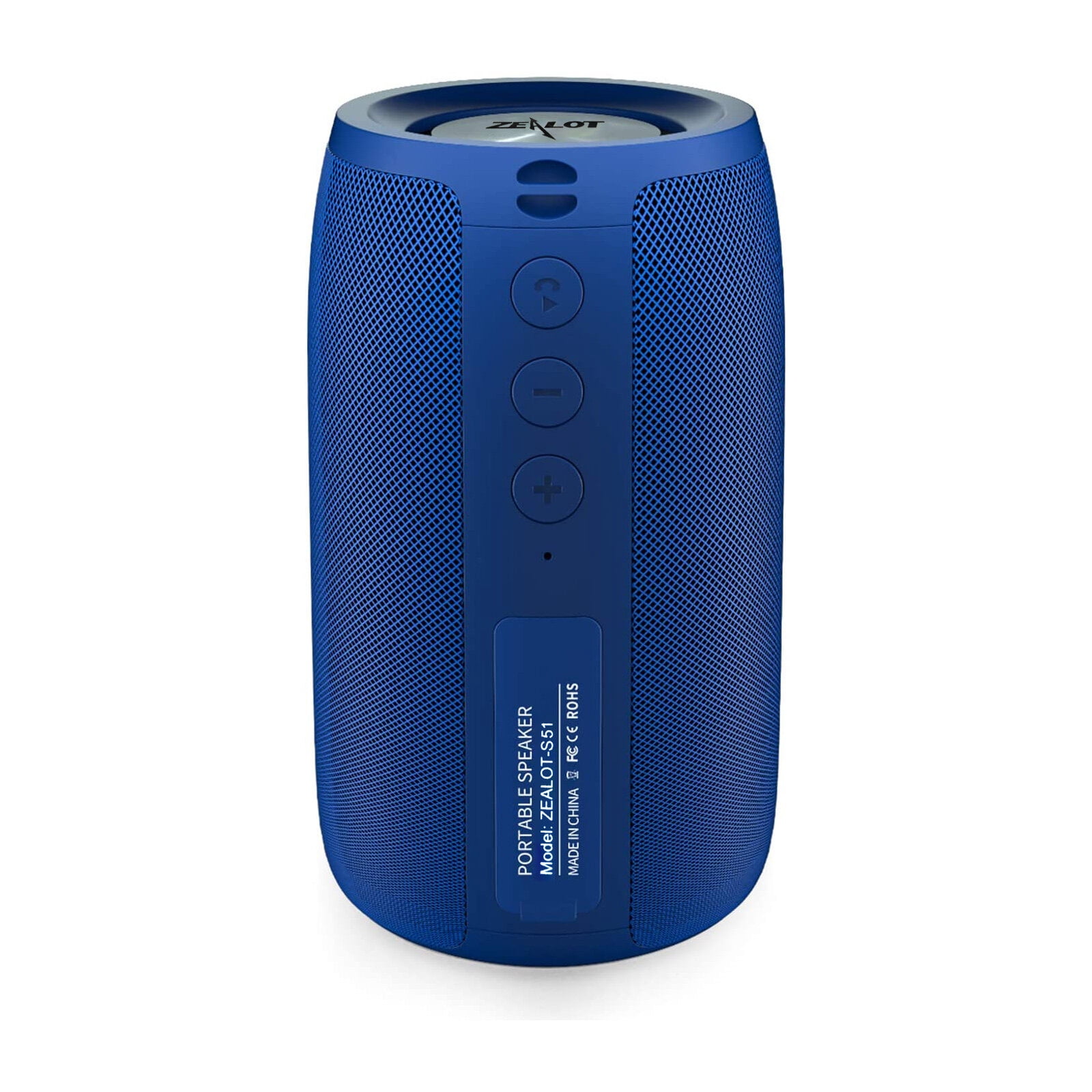 Bluetooth Speaker,Zealot Speaker,Outdoor, Portable,Waterproof,Wireless Speakers,Dual Pairing, Bluetooth 5.0,Loud Stereo,Booming Bass,1500 Mins Playtime for Home & Party (Blue)