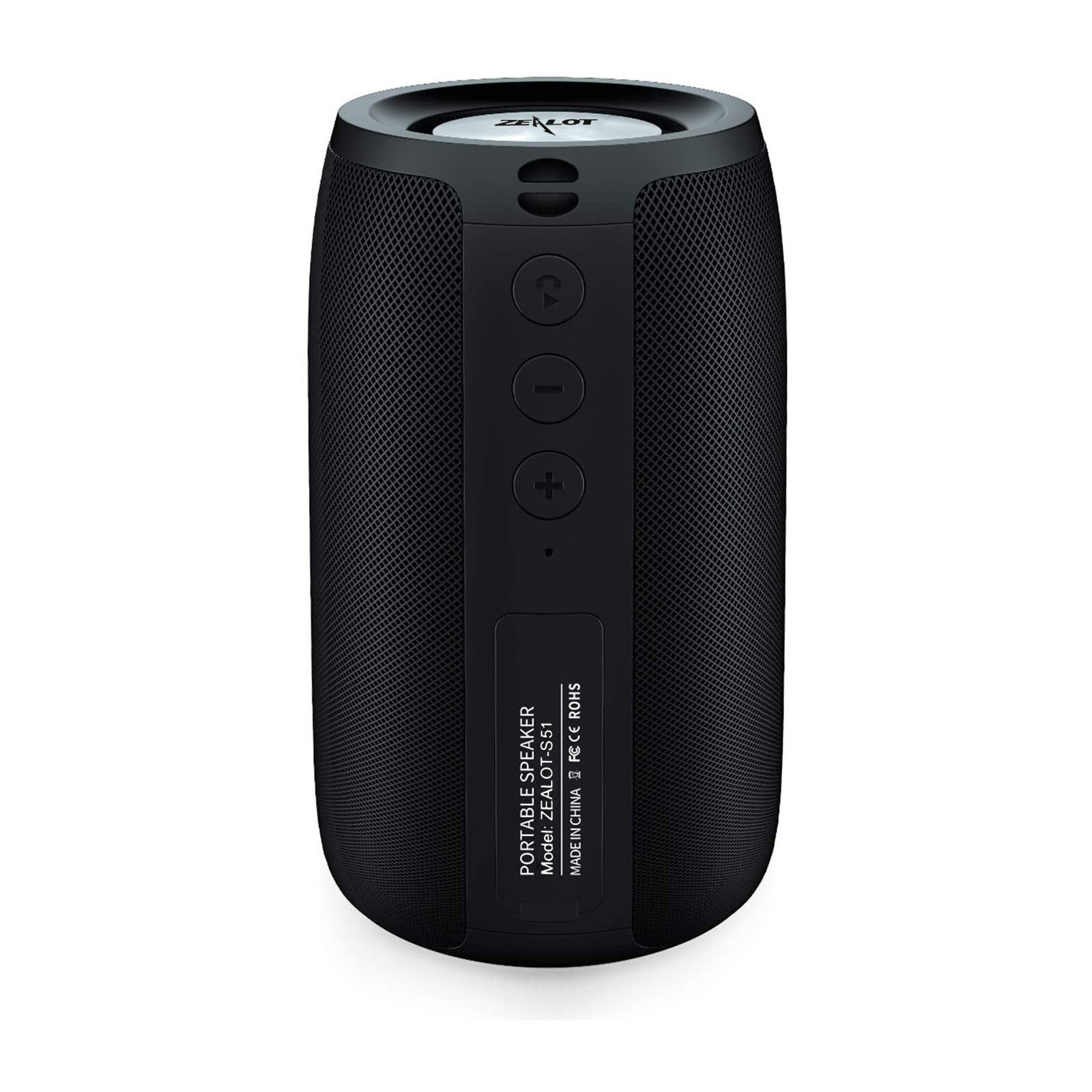 Bluetooth Speaker,Zealot Speaker,Outdoor, Portable,Waterproof,Wireless Speakers,Dual Pairing, Bluetooth 5.0,Loud Stereo,Booming Bass,1500 Mins Playtime for Home & Party (Black)