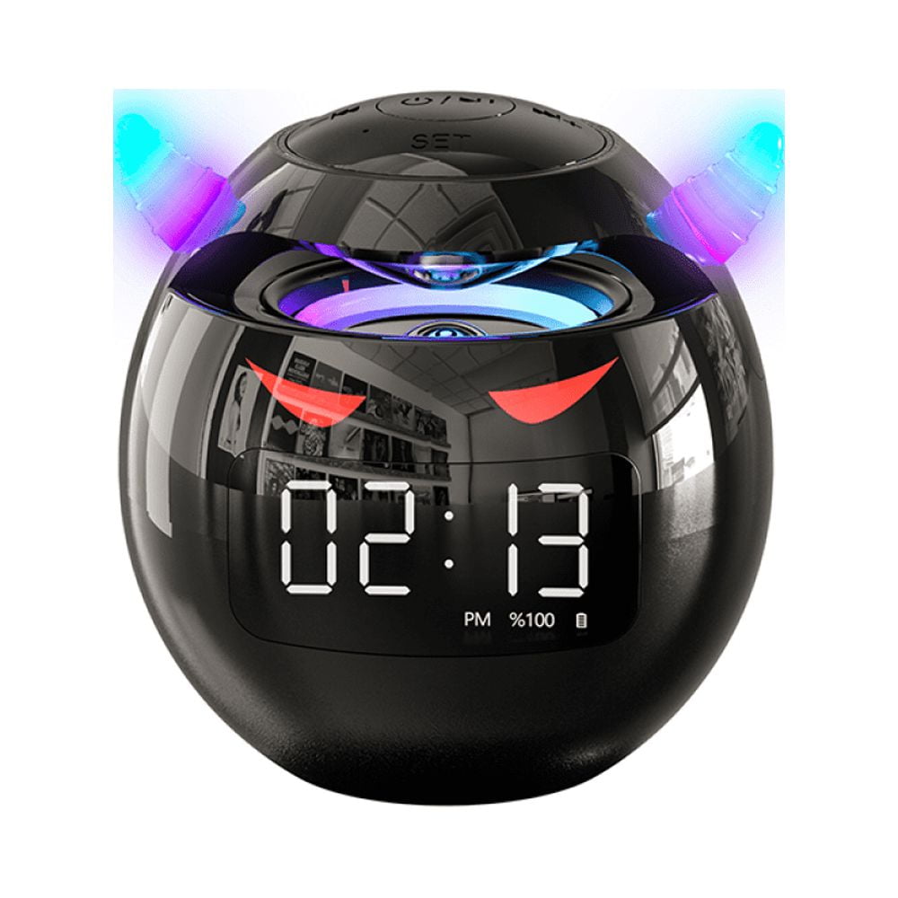 Bluetooth Speaker audio with LED Digital Alarm Clock Music Player