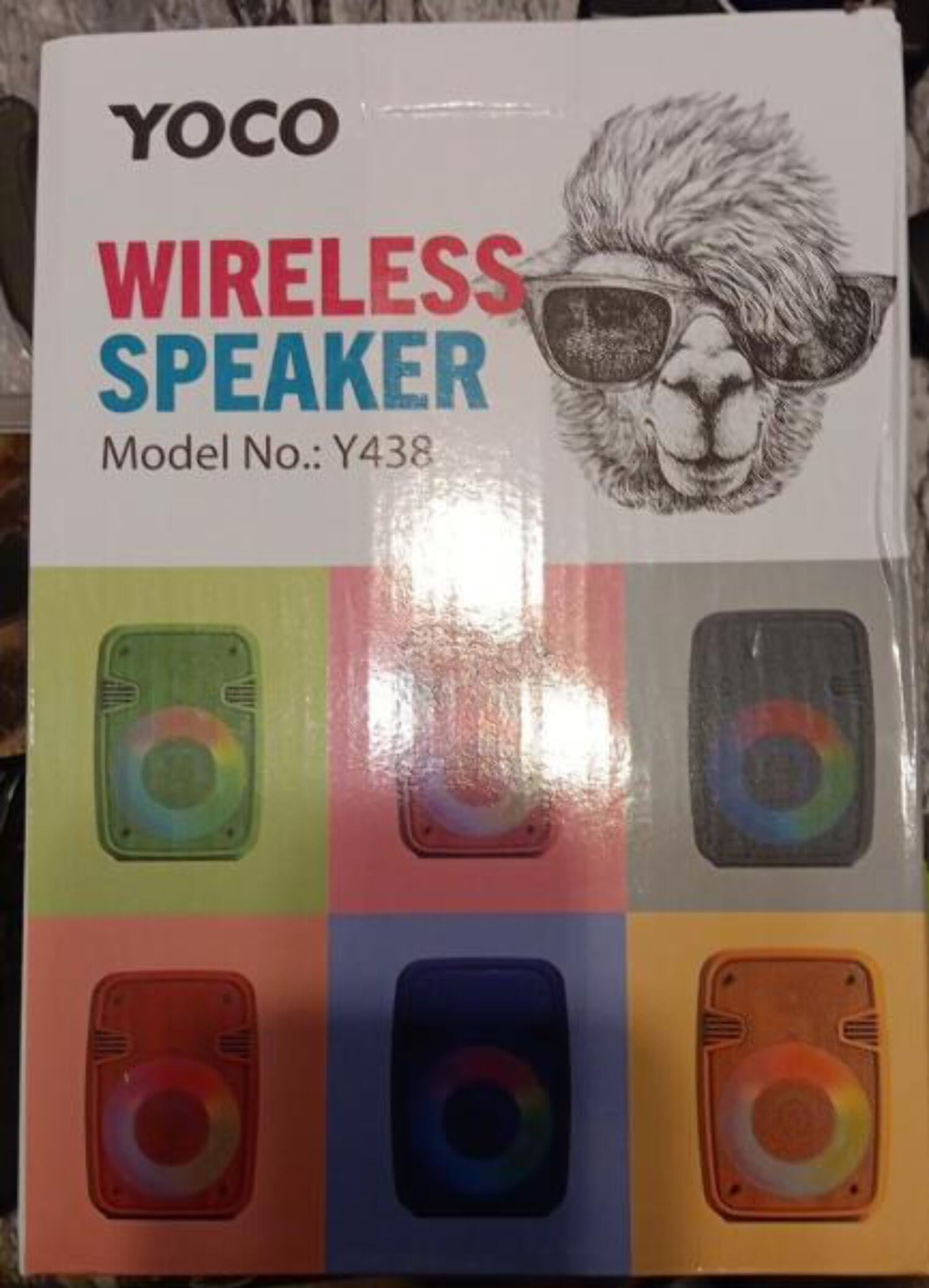 Bluetooth Speaker with LED EQUALIZERUSB YOCO - Walmart.com