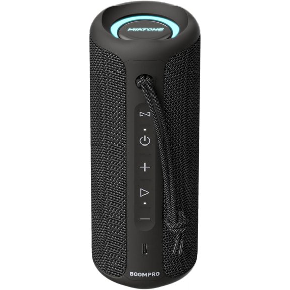 Bluetooth Speakers 36W TWS Portable Speaker with Stereo Sound Bass, Bluetooth 5.3 Wireless USB Type C Outdoor, 5000mAh 24H Playtime IPX7 for Present, Boy Friend Gifts for him (Black)