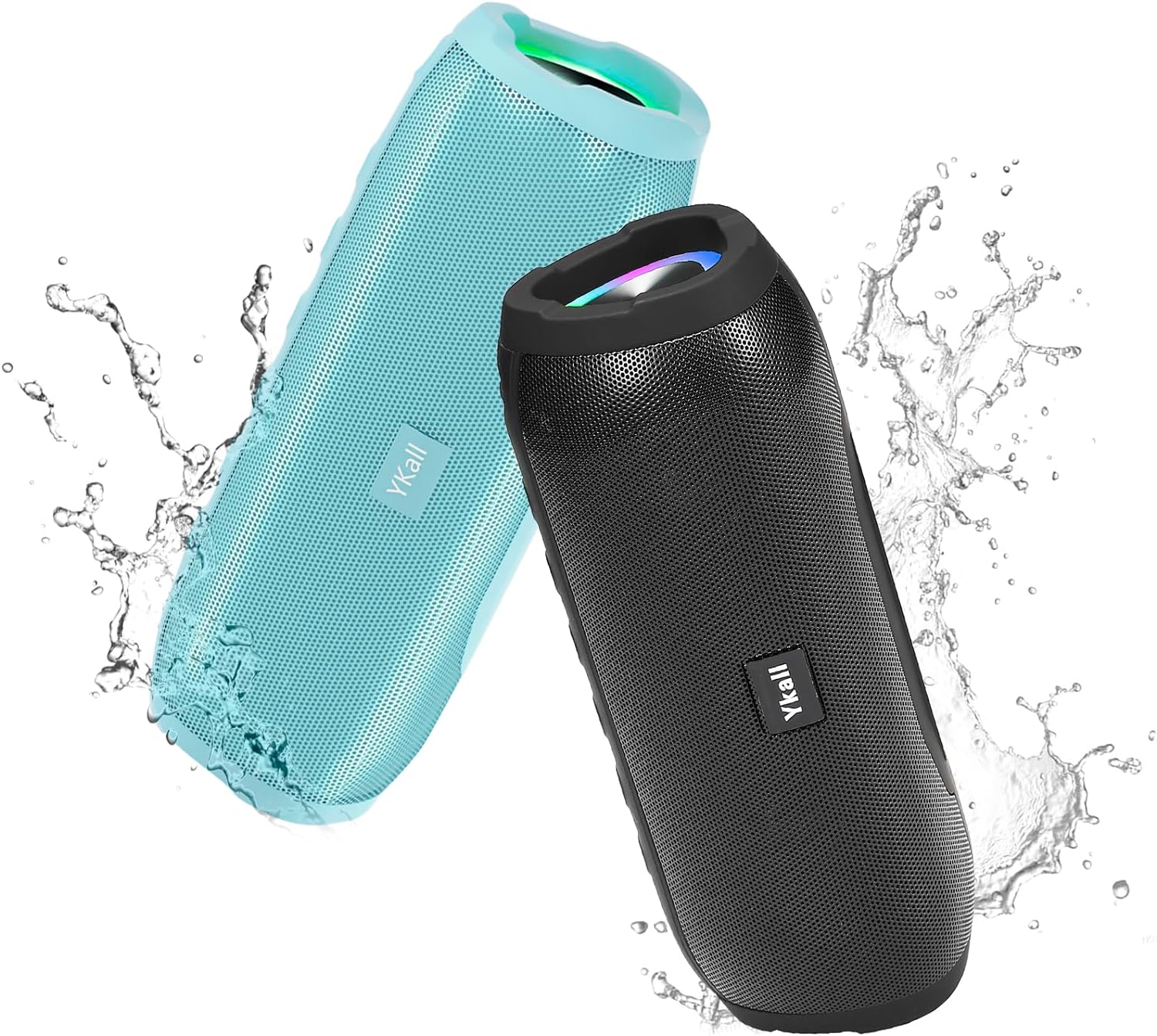 Bluetooth Speakers (Blake+Blue), Portable 20W Wireless Speaker Pair